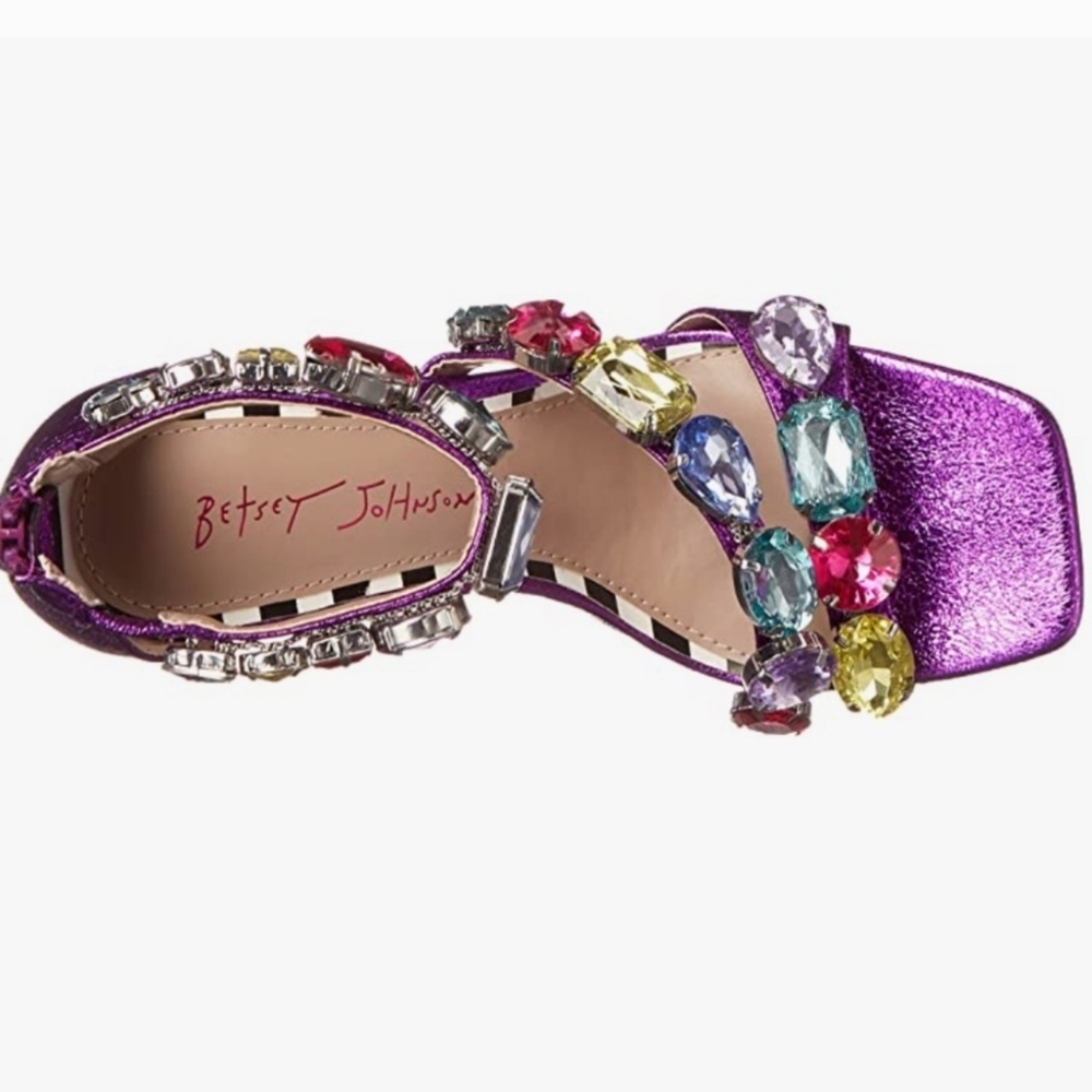 Betsey Johnson Lillie Heeled Sandal - Picture 5 of 10